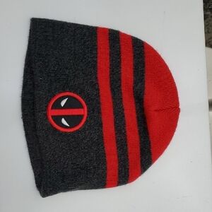 Marvel Black and Red Logo Beanie